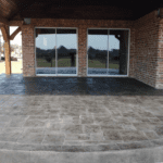 Stamped Concrete - Back Patio Addition